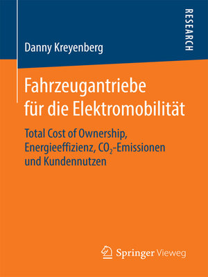 cover image of Fahrzeugantriebe für die Elektromobilität